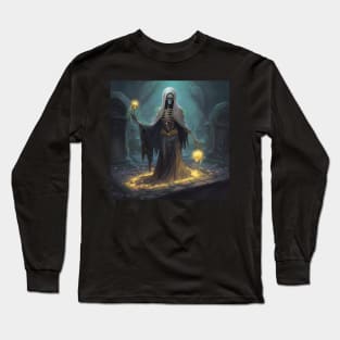 Necromancer summoning the dead Long Sleeve T-Shirt